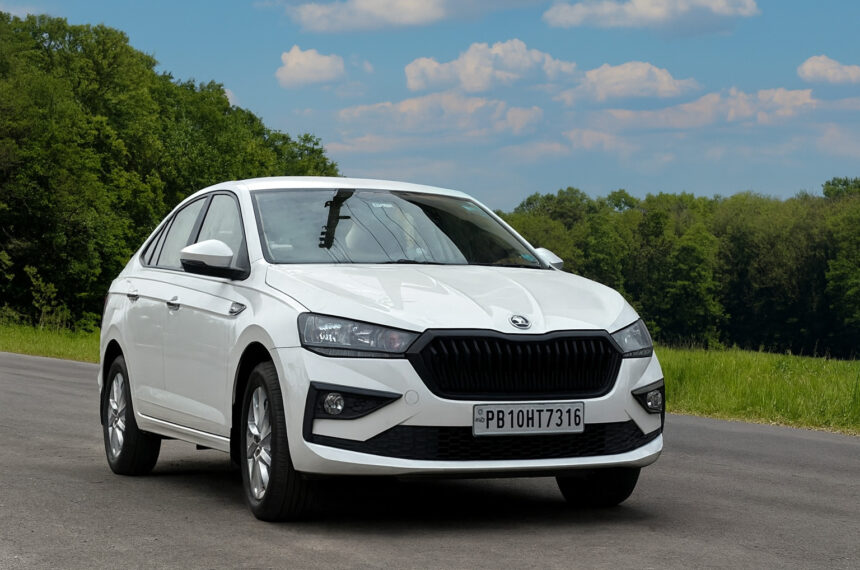 Skoda Slavia facelift spotted testing in India ahead