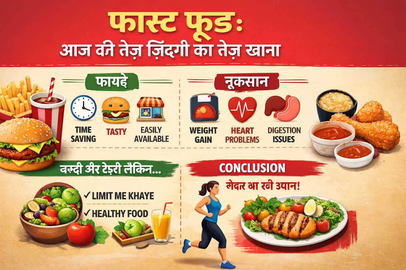 Fast Food: Aaj ki Tez Zindagi ka Tez Khana